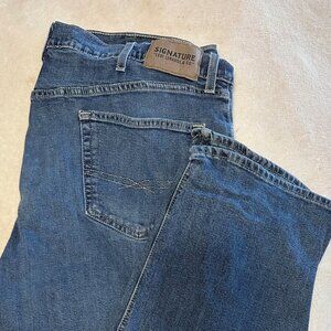 Signature Levi Strauss Jeans S67 Athletic  40 x 32 Denim Mens Pant #4